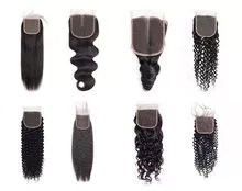 pacotes de cabelo, cabelo trama e fechamento de renda