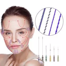 Alta Qualidade Face Lifting Sobrancelha Lifting Blunt W Cânula 20g Pdo Engrenagem Fios