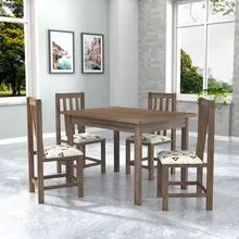 MESA ITALIA RUSTICA 1,20 COM CADEIRA ITÁLIA RUSTICA/