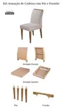 KIT PARA FABRICAR CADEIRAS DE MESA DE JANTAR