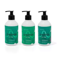 kit capilar - linha cachos - produto vegano