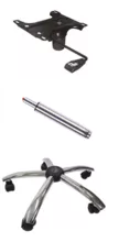 Kit cromado para cadeira de escritório
