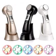 6 em 1 LED RF Photon Therapy Rejuvenescimento da Pele Facial Lifting Beauty Machine USB